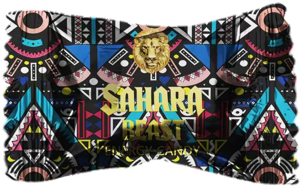 Sahara Beast energy candy single sealed wrapper